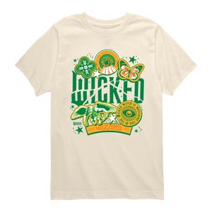 Boys' - Wicked - Wicked Oz Stickers Short Sleeve Graphic T-Shirt - 1 of 3