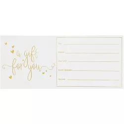8.5 x 11 Inches Juvale 32-Pack Tooth Fairy Paper Certificate Letter Receipts with Gold Foil for Kids 