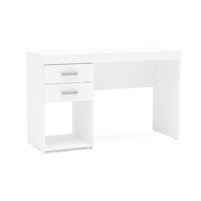 Prospect 2 Drawer Computer Desk White - Chique