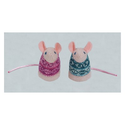 Holiday Mice Sweater 2pk - Cat Toy - Wondershop™