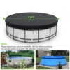 Akefit Inflatable Pool Cover Black Waterproof Outdoor Heavy-Duty Protective - 2 of 4