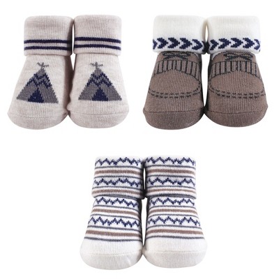Hudson Baby Unisex Baby Socks Boxed Giftset, Stripes, One Size