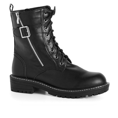 Avenue Women's Wide Width Ocean Lace Up Boot