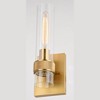 Vaxcel Bari 1 - Light Sconce in  Satin Brass - 4 of 4