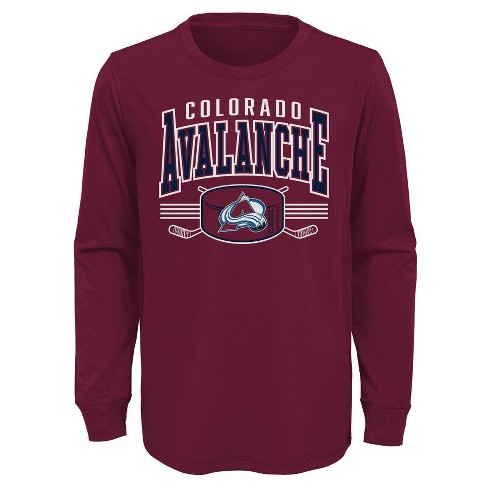 Nhl Colorado Avalanche Boys' Long Sleeve T-shirt : Target