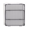 U Brands 8" Mesh Locker Shelf Dusty Black - 4 of 4