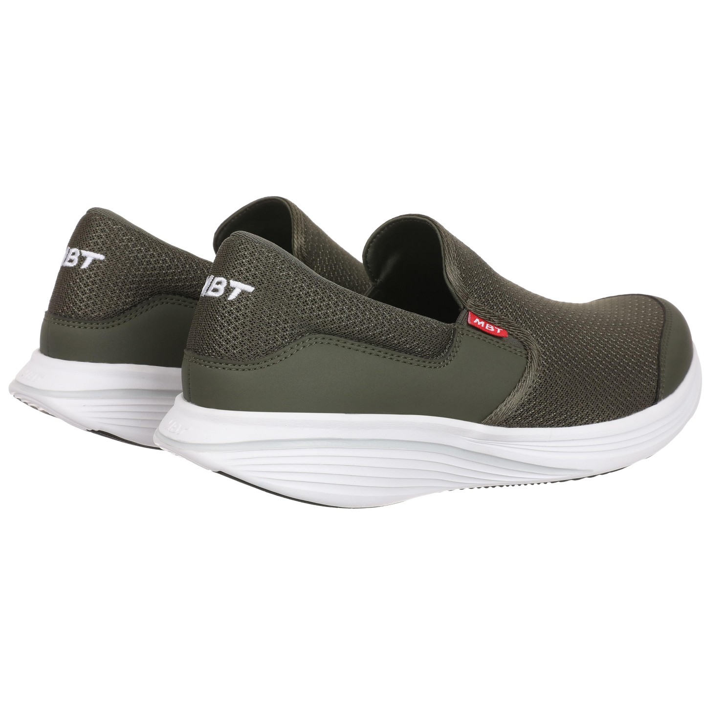 Женские кроссовки MBT Modena Iii Slip On in Army Green, цвет: Зелёный — фото 4