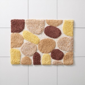 BrylaneHome Pebbles Bath Mat - 1 of 3
