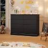 8 Drawer Dressers for Bedroom, Chest of Drawers with Deep Drawers, Large Double Dresser for Closet with Wide Top, Horizontal Wooden Dresser - 3 of 4