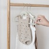 3 Sprouts Kids & Baby Velvet Hangers 30 pack - Green - 2 of 4