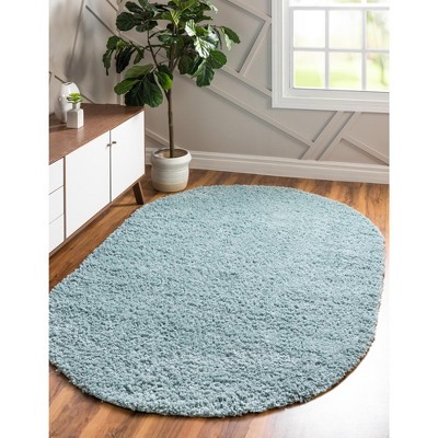 Unique Loom Davos Shag Solid Indoor Woven Area Rug