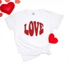Simply Sage Market Women's Love Bold Short Sleeve Garment Dyed Tee - 3 of 3