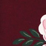 black burgundy floral
