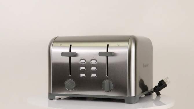 Kenmore 4 Slice Wide Slot Toaster - Stainless Steel, 2 of 12, play video
