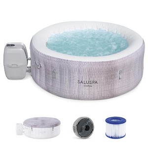 Bestway SaluSpa Cancun AirJet Inflatable Hot Tub with 120 Soothing Jets - 1 of 4
