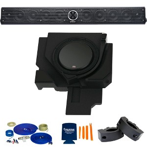 PowerBass 10 Speaker UTV Soundbar package with P-Side Sub Enclosure & Accs. Compatible with Select Can-Am Maverick X3 - 1 of 4