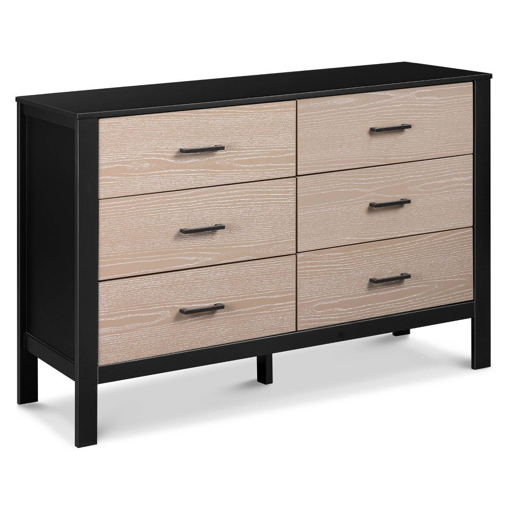 Photos - Dresser / Chests of Drawers Carter's by DaVinci Radley 6-Drawer Dresser - Black/Coastwood