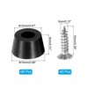 Unique Bargains Non Slip Corrosion Resistant Durable Rubber Material Rubber Feet 20 Pcs - 2 of 4