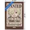 Trends International One Piece - Vinsmoke Sanji Wanted Poster Framed Wall Poster Prints - 3 of 4