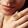 Ross-Simons 8.75 Carat Lemon Quartz Bee Ring With Multi-Gemstone Accents in 18kt Gold Over Sterling - 2 of 4