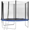 Costway 10 FT Trampoline Combo Bounce Jump Safety Enclosure Net W/Spring Pad Ladder - image 4 of 4