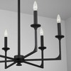 Capital Lighting Clint 6 - Light Chandelier in  Black Iron - 3 of 4