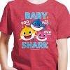 Boys' - Baby Shark - Baby Shark Family Doo Doo Doo Short Sleeve Graphic T-Shirt - 2 of 4