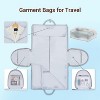 Stylish Convertible Carry On Garment Bag for Women, PU Leather Duffle with Shoe Compartment & Toiletry Pocket - 4 of 4