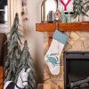 20” HGTV Home Collection Embroidered Blue Crab Stocking - 2 of 4