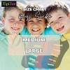 Tipi Toe Big Kids Boys 10 Pairs Classy Lightweight Solid Colors Pattern Ankle/Low Cut Socks, Size Large - 3 of 3