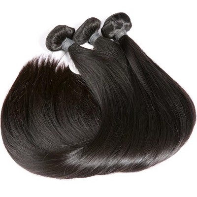 Jessie's Wig Straight Human Hair 3 Bundles 12-30 Inch Grade S Double Weft 100g/Piece