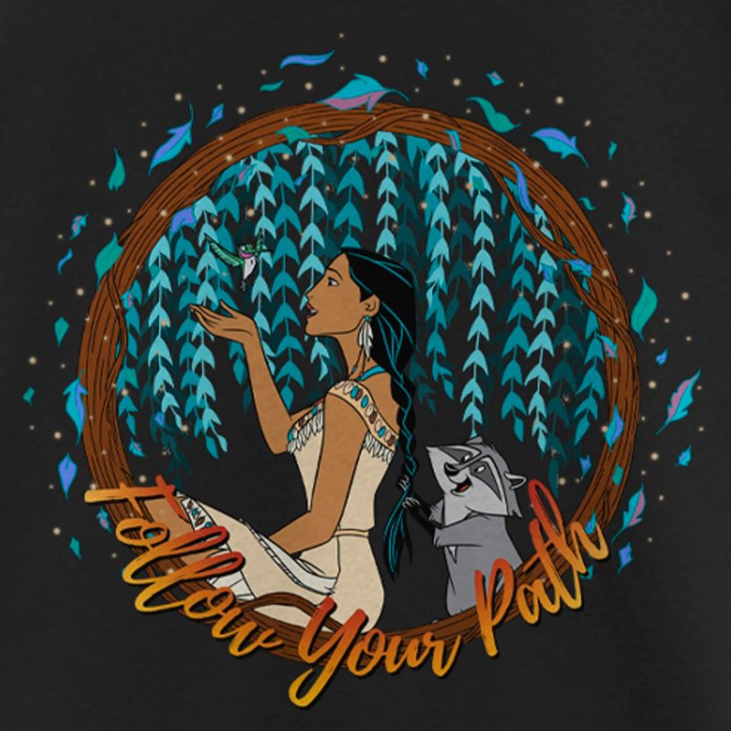 Girl's Pocahontas Follow Your Path T-Shirt, 2 of 5