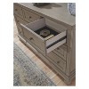 Lettner Dresser Light Gray - Signature Design by Ashley: Traditional 7-Drawer Storage - 4 of 4
