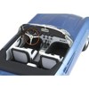 1966 Ferrari 365 California Convertible S/N 08347 "Geneve Motor Show" Light Blue Metallic w/DISPLAY CASE 1/18 Model Car by BBR - 3 of 4