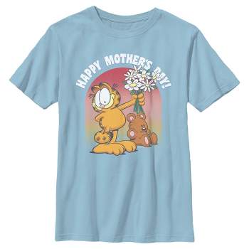 Boy's Garfield Pooky Happy Mother's Day  T-Shirt -  -