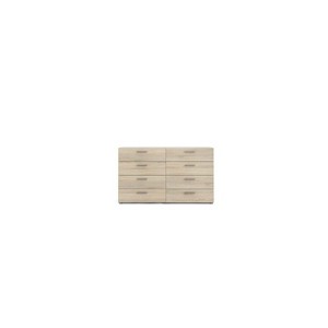 HomeStock Austin 8 Drawer Double Dresser, Beige - 1 of 4