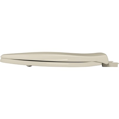Bone Elongated Soft Close Plastic Toilet Seat with Easy Cleaning
