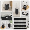 Hearth & Harbor Bathroom Accessories Set - Bathroom Set, 23PC Bathroom Set with Shower Curtain and Rugs - 3 of 4