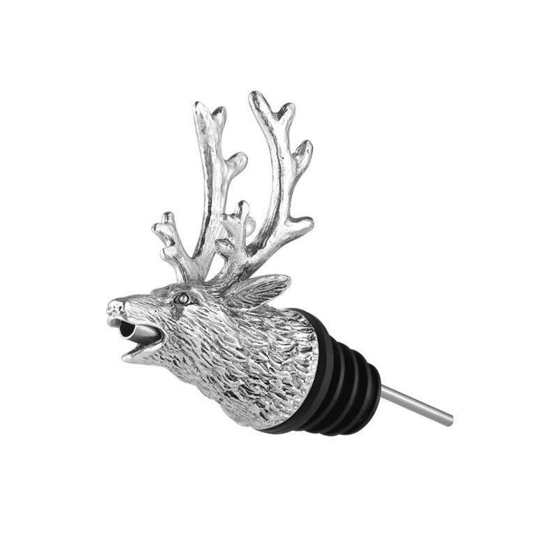 Happy Hour Animal Head Pourer 2-Pack, Stag & Eagle, 3 of 7