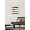 Trends International DC Comics Batman: 85th Anniversary - The Batmobiles Logos Framed Wall Poster Prints - 2 of 4
