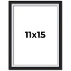 PosterPalooza | Flat Silver Picture Frame - UV Acrylic, Foam Board Backing, Hanging Hardware - 2 of 4