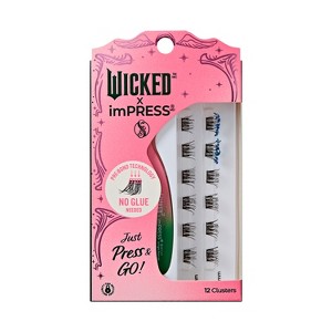 KISS Products Wicked X imPRESS Press-On Self Adhesive False Eyelashes - Ozspresso - 12ct - 1 of 4