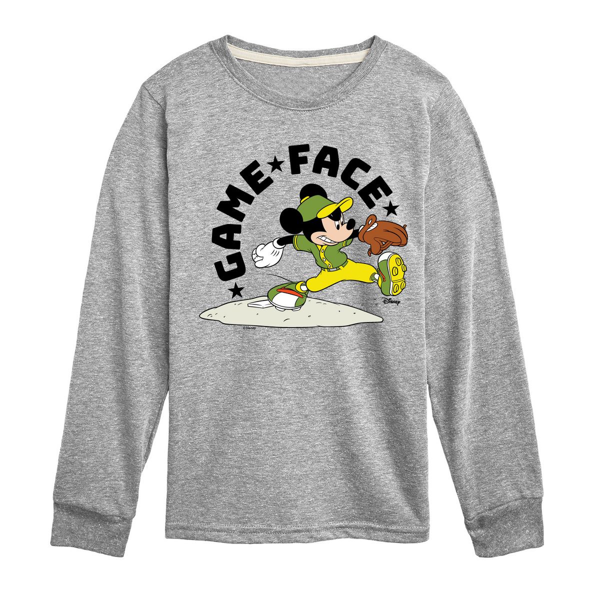 Boys' - Disney - Game Face Baseball Long Sleeve Graphic T-Shirt