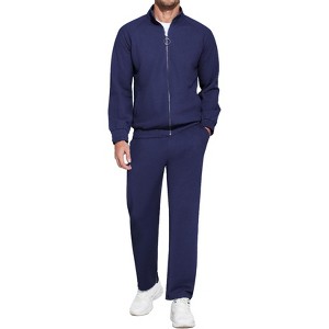 COOFANDY Mens 2 Piece Tracksuit Casual Sweatsuits Full Zip Track Suits Jogging Athletic Suit Sets - 1 of 4