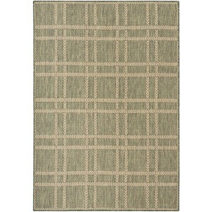 Nourison Horizon Indoor/Outdoor Modern Grid Flatweave Area Rug - 1 of 4