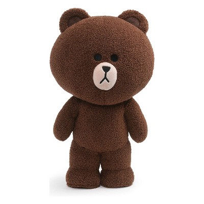 GUND 14 Inch LINE Friends Brown Super Soft Bear Stuffed Animal Plush Toy for Children and Adults with Washable Soft Material, Brown