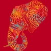 Men's Design By Humans Elephant (Majestic) By kase T-Shirt - 2 of 4