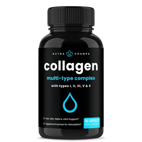 Nutrachamps Multi Collagen Capsules - 90ct : Target