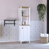 NicBex 59.3 Inch Tall Bathroom Storage Cabinet,Slim Storage Cabinet with Open Shelves for Living Room,Home Office - 2 of 3