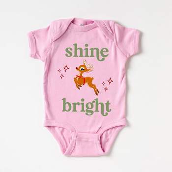 The Juniper Shop Shine Bright Deer Baby Bodysuit